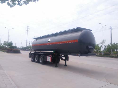楚飞牌CLQ9405GFWB型腐蚀性物品罐式运输半挂车