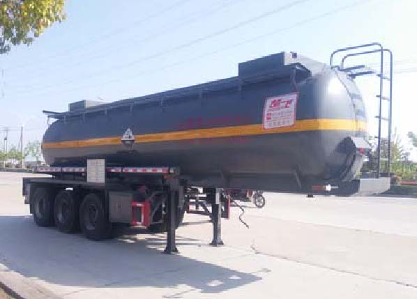 楚飞牌CLQ9400GFWC型腐蚀性物品罐式运输半挂车