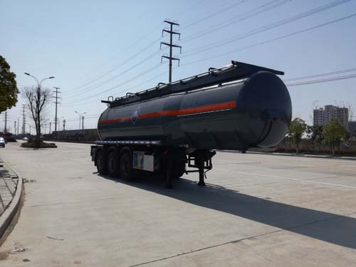 楚飞牌CLQ9401GFWD型腐蚀性物品罐式运输半挂车