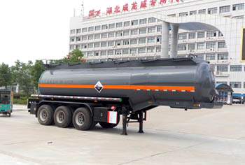 楚飞牌CLQ9409GFWB型腐蚀性物品罐式运输半挂车