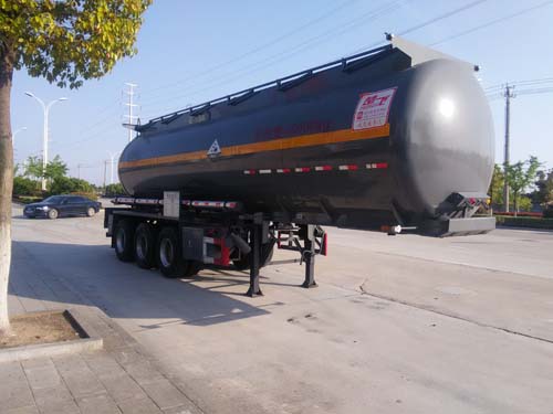 楚飞牌CLQ9400GFWB型腐蚀性物品罐式运输半挂车