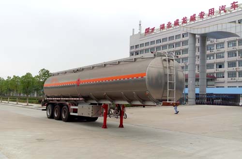 楚飞牌CLQ9400GYYBA型铝合金运油半挂车