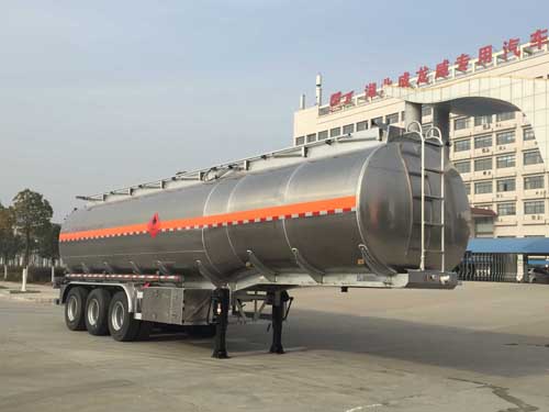 楚飞牌CLQ9404GYYBA型铝合金运油半挂车